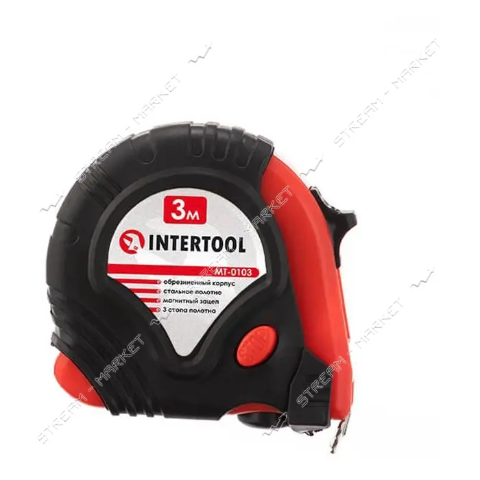Рулетка Intertool MT-0103 13мм 3м