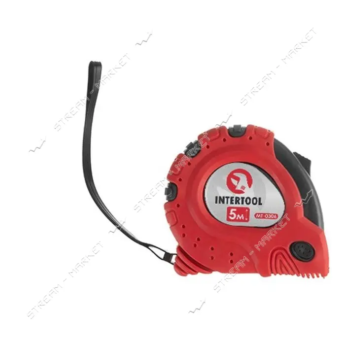 Рулетка Intertool MT-0306 Супер Магнит 25мм 5м