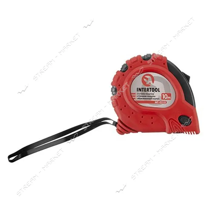 Рулетка Intertool MT-0310 Супер Магнит 25мм 10м                                                     
