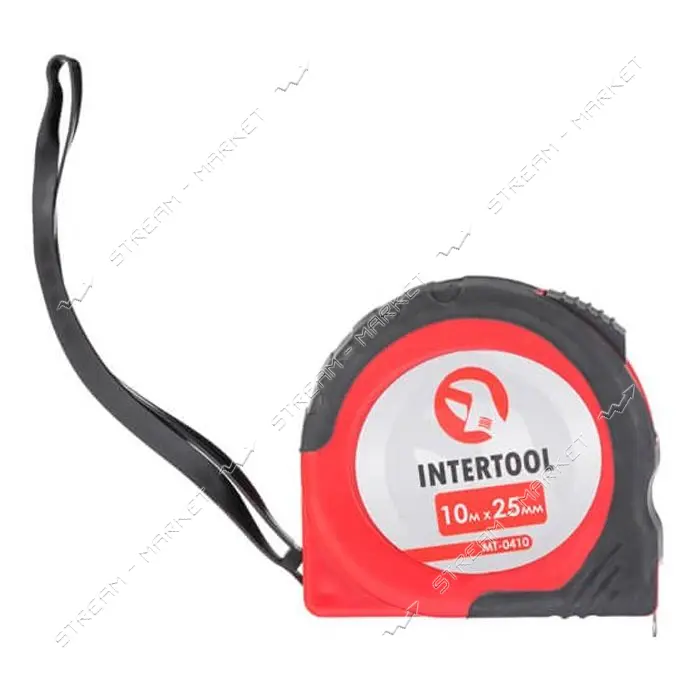 Рулетка Intertool MT-0410 25мм 10м                                                                  