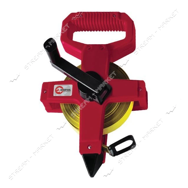 Рулетка геодезическая Intertool MT-0555 13мм 50м