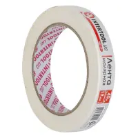 Лента малярная Intertool DM-1941 19мм 40м белая 12шт                                                
