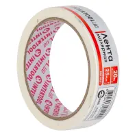 Лента малярная Intertool DM-2521 25мм 20м белая 9шт                                                 