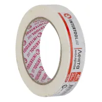 Лента малярная Intertool DM-2541 25мм 40м белая 9шт                                                 