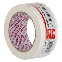 Лента малярная Intertool DM-4841 48мм 40м белая 4шт                                                 