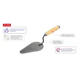 Мастерок Intertool KT-2702 Капля 320x105мм                                                          