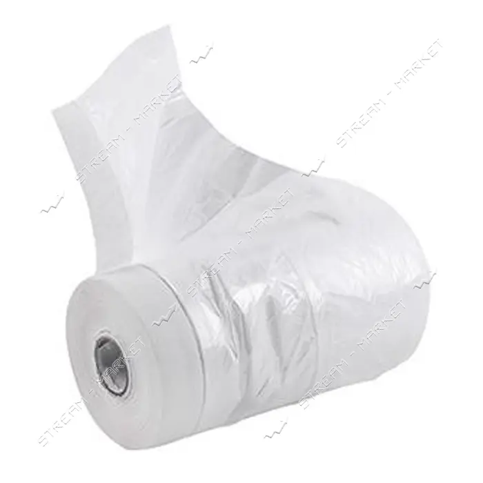 Пленка защитная Intertool KT-0801 с малярной лентой 550мм 30м