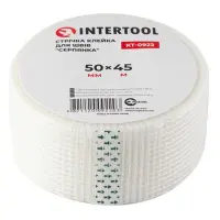 Лента клеящаяся Intertool KT-0922 серпянка для швов 50мм 45м                                        