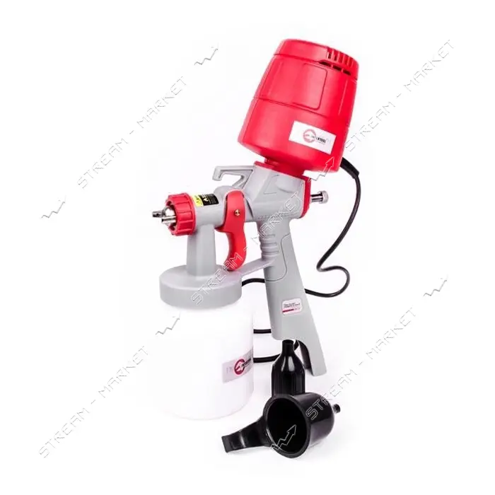 Краскопульт электрический Intertool DT-5045 HVLP 450Вт форсунка 1.5мм                               