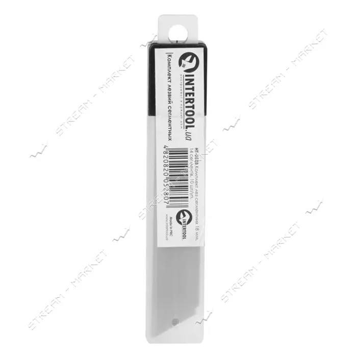 Комплект лезвий сегментных Intertool HT-0528 18мм 14 сегментов 10шт                                 