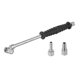 Удлинитель для накачки сдвоенных и обычных колес Intertool PT-0515 двусторонний с рукояткой