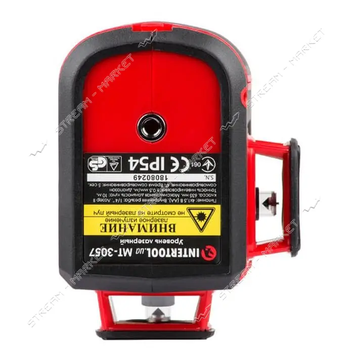 Уровень лазерный Intertool MT-3057 360 градусов 3 лазерные головки                                  