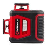 Уровень лазерный Intertool MT-3067 360 градусов 3 лазерные головки зеленый лазер                    