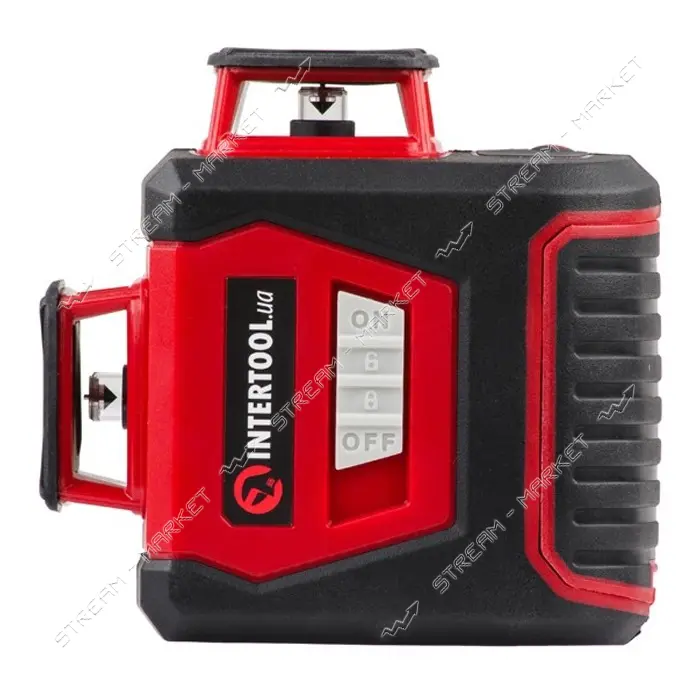 Уровень лазерный Intertool MT-3067 360 градусов 3 лазерные головки зеленый лазер                    