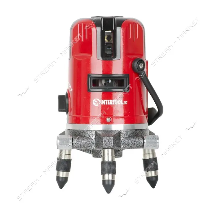 Уровень лазерный профессиональный Intertool MT-3011 5 лазерных головок звуковая индикация           