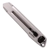 Нож металлический Intertool HT-0512 усиленный лезвие 18мм с винтовой фиксацией                      