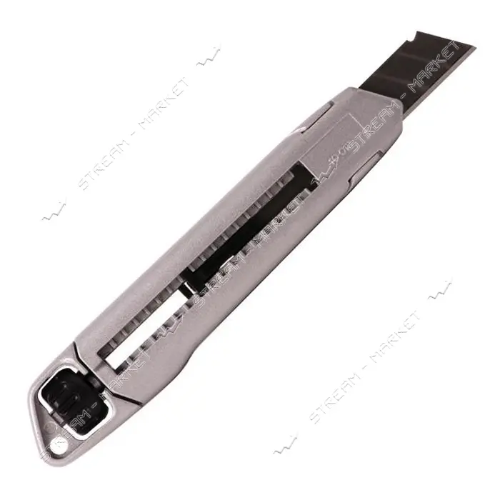 Нож металлический Intertool HT-0512 усиленный лезвие 18мм с винтовой фиксацией