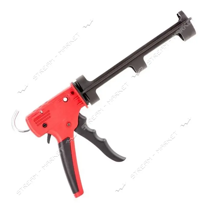 Пистолет для выдавливания силикона Intertool HT-0028 усиленный пластик 2 режима