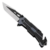Нож складной Intertool HT-0598 93мм с лезвием для разрезания ремней