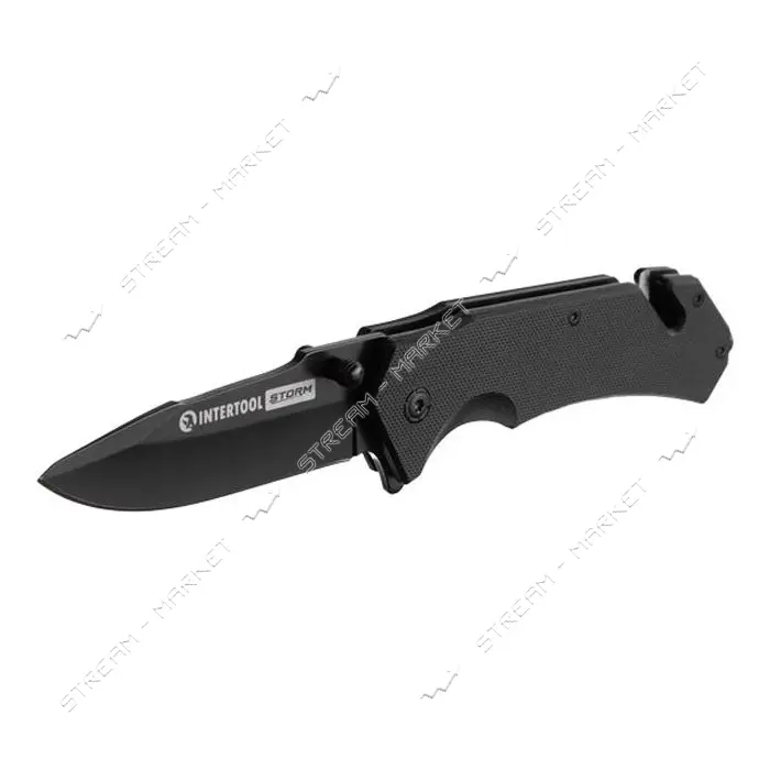 Нож складной Intertool HT-0588 8см Drop-Point STORM