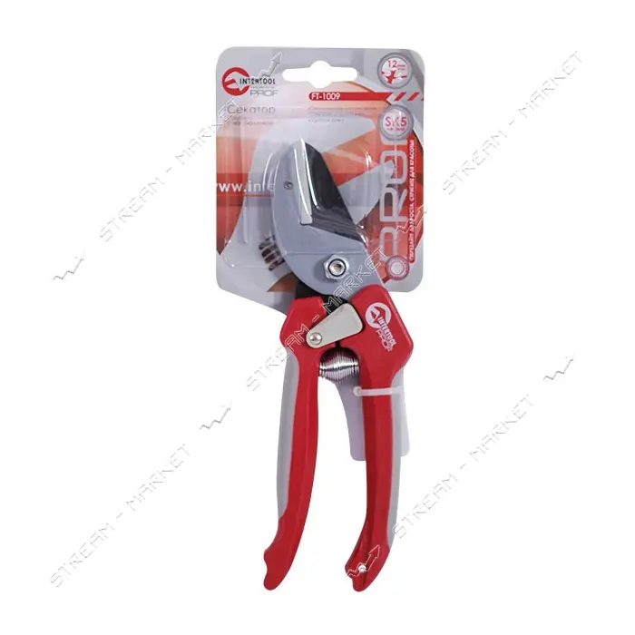 Секатор с наковаленкой Intertool FT-1009 185мм