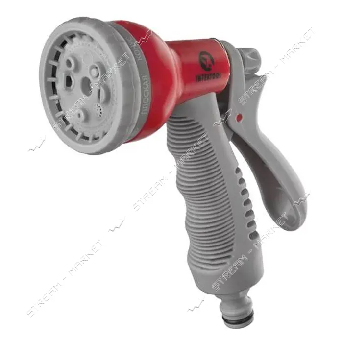 Пистолет распылитель для полива INTERTOOL GE-0002 8 режимов                                         
