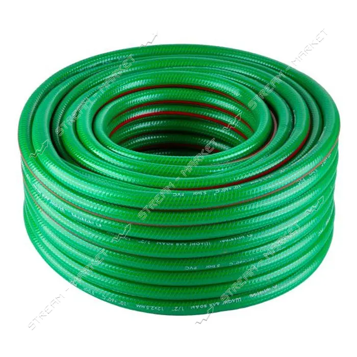 Шланг для воды Intertool GE-4105 PVC четырехслойный армированный 1/2" 30м                           