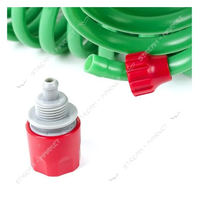 Шланг спиральный Intertool GE-4002 с коннекторами 15м                                               
