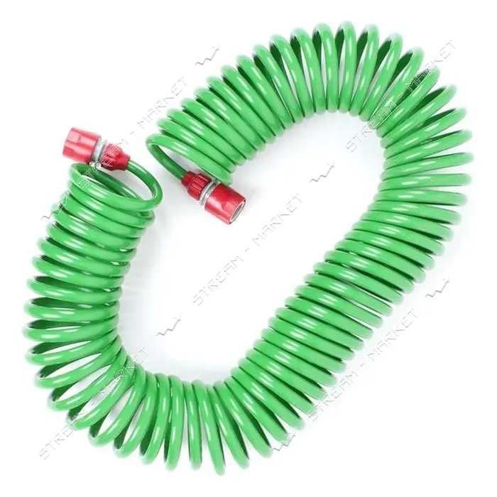 Шланг спиральный Intertool GE-4002 с коннекторами 15м                                               