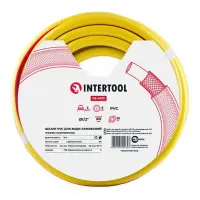 Шланг для полива Intertool GE-4023 PVC трехслойный армированный 1/2" 20м                            