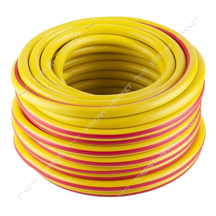 Шланг для полива Intertool GE-4023 PVC трехслойный армированный 1/2" 20м                            