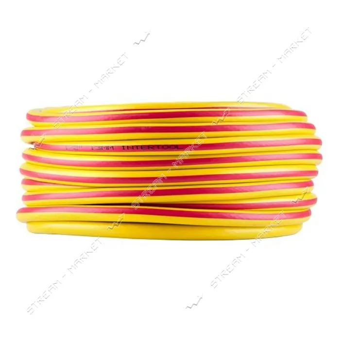 Шланг для полива Intertool GE-4025 PVC трехслойный армированный 1/2" 30м                            
