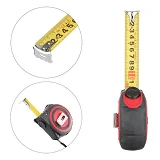 Рулетка с металлическим полотном Intertool MT-0840 10м x 25мм нейлоновое покрытие полотна Storm