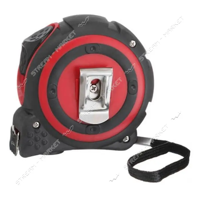 Рулетка с металлическим полотном Intertool MT-0840 10м x 25мм нейлоновое покрытие полотна Storm