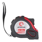 Рулетка с фиксатором Intertool MT-0608 Супер Магнит 8м x 25мм