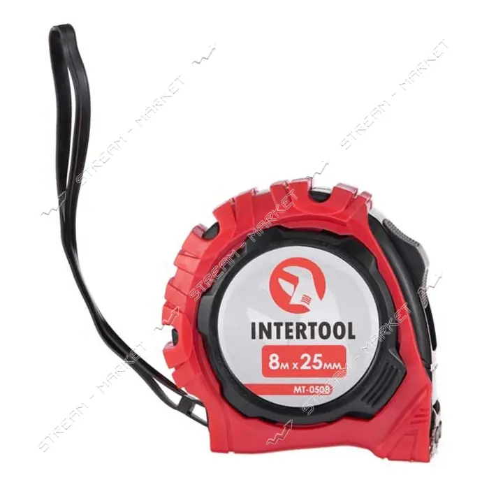 Рулетка с фиксатором Intertool Магнит MT-0508 8м x 25мм                                             