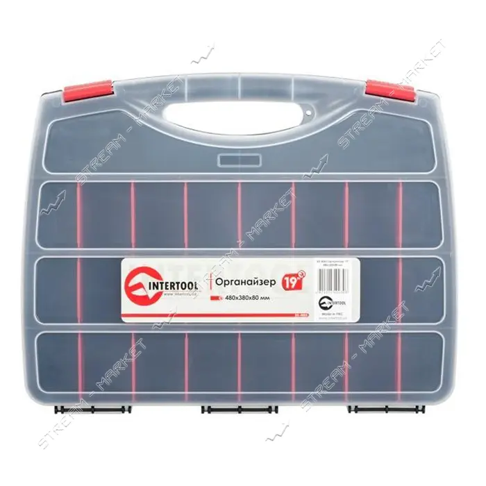 Органайзер Intertool BX-4003 19" 480x380x80мм                                                       