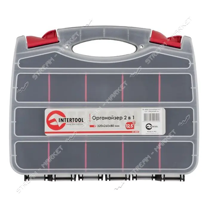Органайзер Intertool BX-4004 12.5" 2 в 1 320x260x80мм