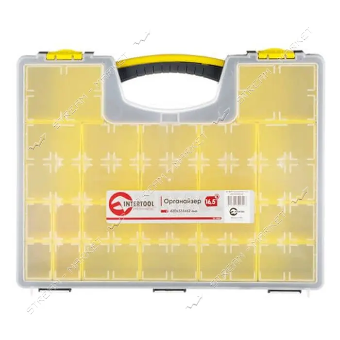 Органайзер Intertool BX-4009 16.5" 420x335x62мм
