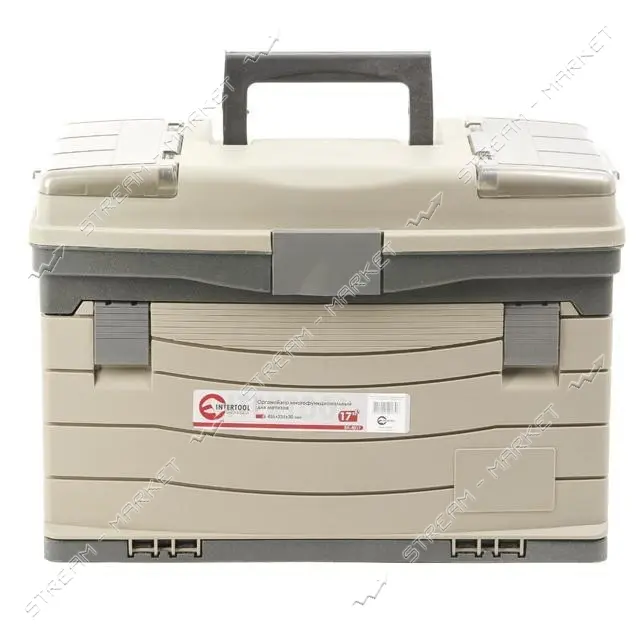 Многофункциональный органайзер для метизов Intertool BX-4017 17" 435x235x30мм