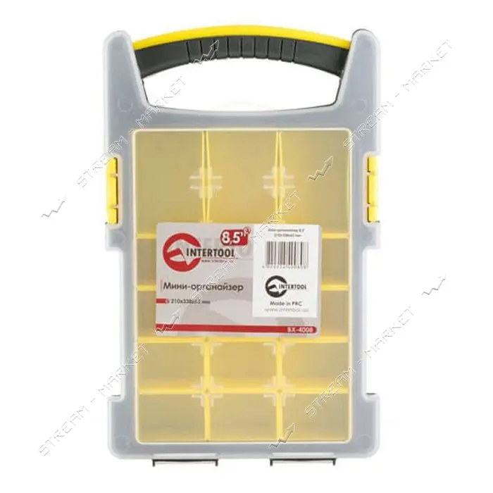 Мини органайзер Intertool BX-4008 8.5" 210x338x62мм                                                 