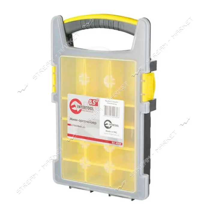Мини органайзер Intertool BX-4008 8.5" 210x338x62мм                                                 