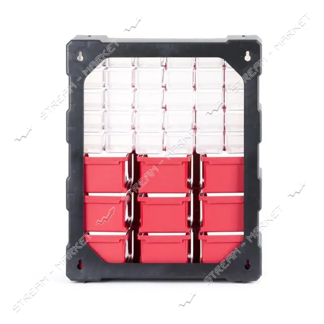Органайзер Intertool BX-4015 19" 39 секций                                                          