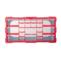 Органайзер Intertool BX-4023 двухсторонний 19.5" 495х255х160мм 22 ячейки                            