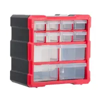 Органайзер Intertool BX-4024 двухсторонний 10.5" 265х260х160мм 12 ячеек                             