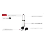Візок ручний Intertool LT-9003 складаний до 45кг колеса 140мм сталева труба 380x380x960мм           