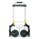 Тележка ручная Intertool LT-9010 алюминиевая складная до 80кг колеса 170мм 450x485x1090мм