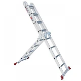 Лестница Intertool LT-0029 алюминиевая мультифункциональная трансформер 4x4ступ. 4.75м