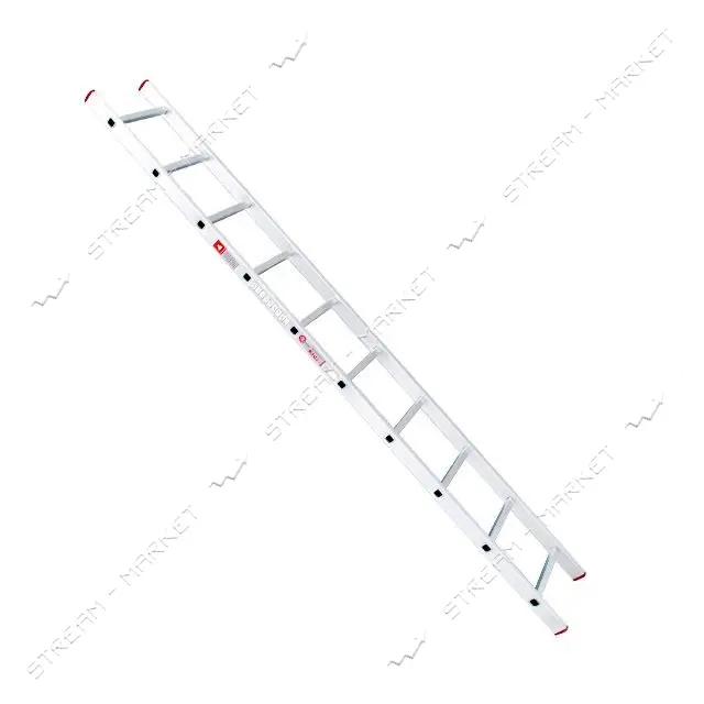 Лестница Intertool LT-0110 алюминиевая приставная 10 ступеней 2.84м                                 