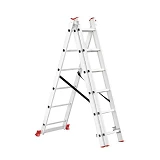 Лестница Intertool LT-0306 алюминиевая 3-х секционная универсальная раскладная 3x6ступ. 3.41м       